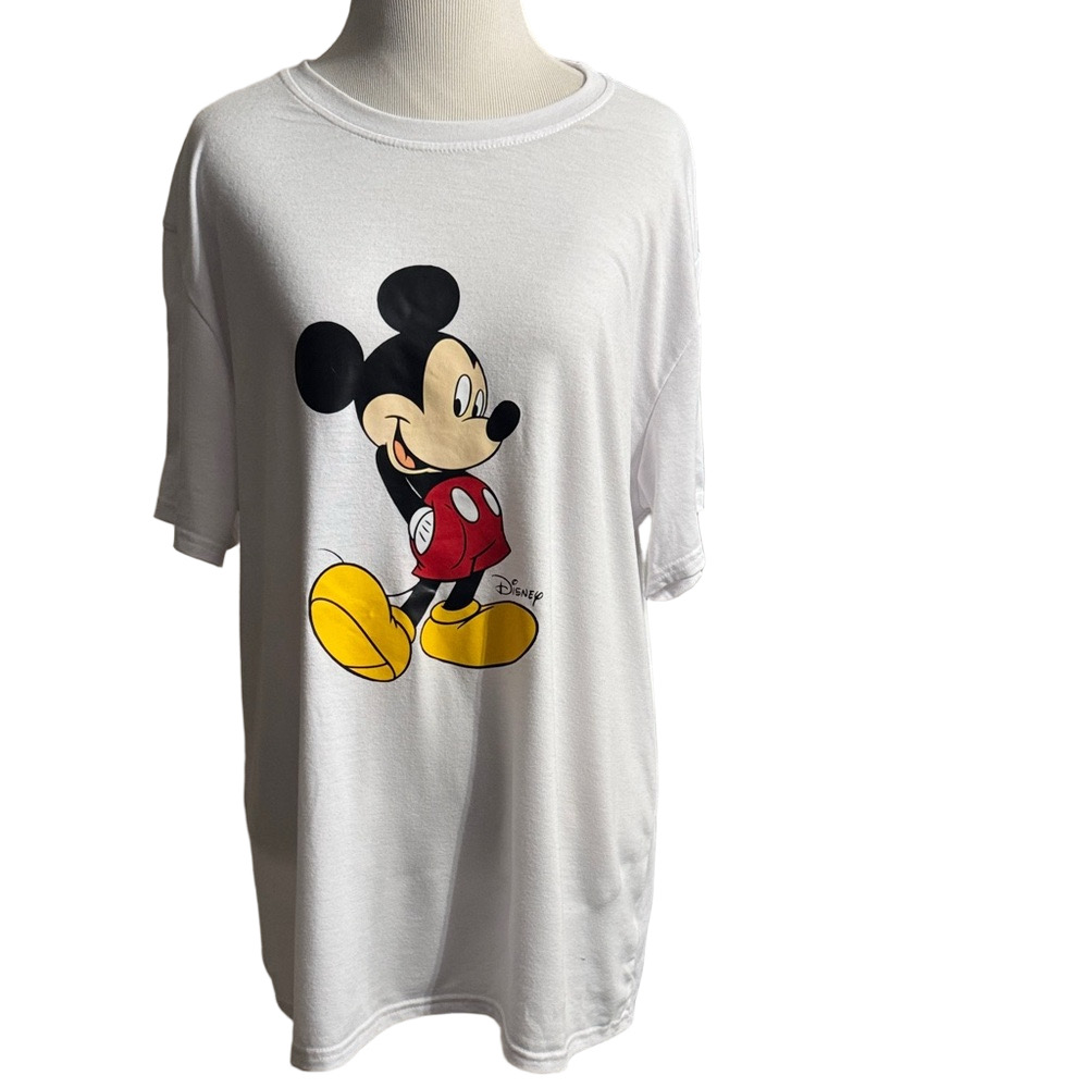 Disney White Mickey Mouse T-Shirt